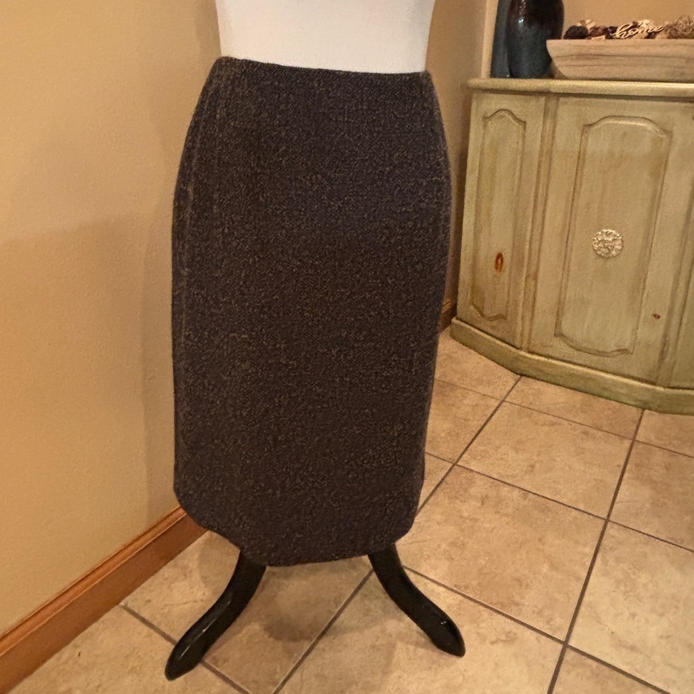 Valerie Stevens Wool & Silk Blend Pencil Skirt Size 12